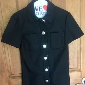 Michael Kors Collection Blk Sz 0 Cotton Dress